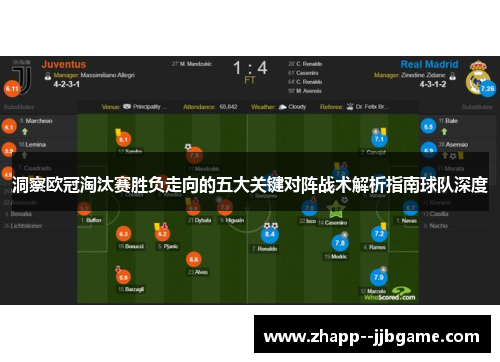 洞察欧冠淘汰赛胜负走向的五大关键对阵战术解析指南球队深度